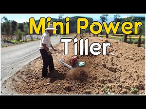 Mini Power Tiller Machine In Action