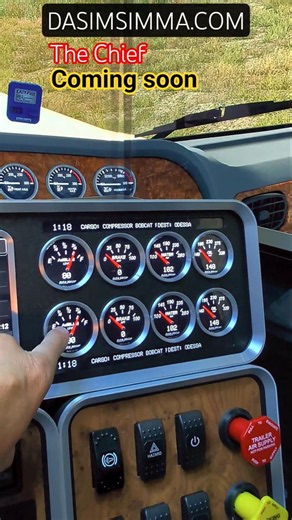 This is how you take your truck simulator to the NEXT LEVEL !!! Touch screen gauges #trucksimulator