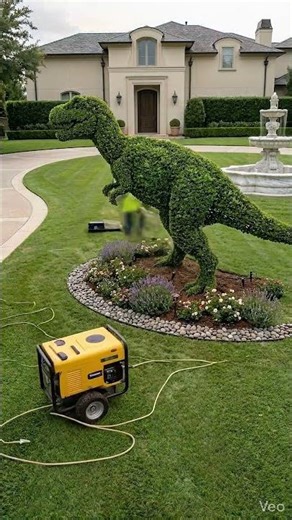 From Plants to T-Rex! Insane Garden Transformation 🦖🔥