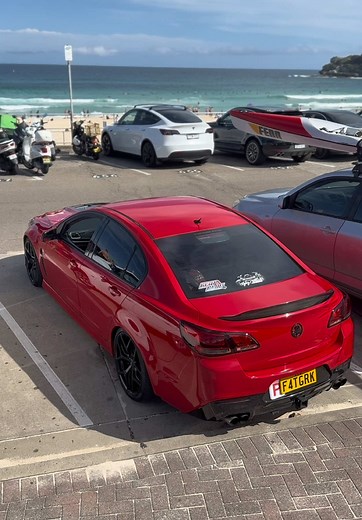Holden Commodore VF: Stunning Red Custom Features