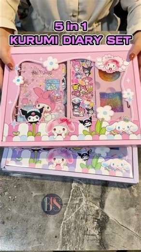 5 in 1 Kuromi Diary Set | Bombay Pen Store | Wholesale Stationary Sadar Bazar