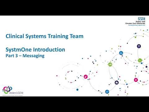 S1 Intro Part 3 SystmOne Messaging