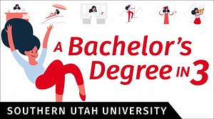 22 reactions | Sometimes college can feel like an obstacle course. SUU's Three-Year Degree program creates a shortcut for students, speeding up the time to graduation so you can get a year of your life back to work professionally, travel, jumpstart into grad school - whatever you want! For more information on getting your bachelor's degree in three years, visit https://go.suu.edu/3yeardegree | Southern Utah University | Facebook