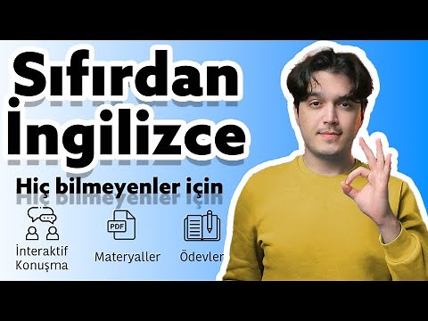 Sıfırdan İngilizce Ders 1 - Yeni başlayanlar için Kaliteli ve Tamamen Sıfırdan