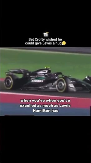 Crofty knows ts isn't a joke #f1