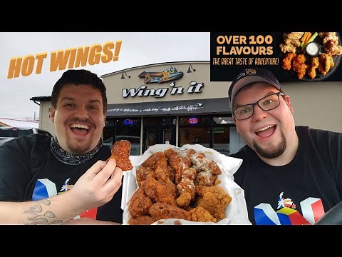WING'N IT FOOD REVIEW - AMAZING WINGS! WILL THIS BE THE GREAT TASTE OF ADVENTURE? HOT WINGS