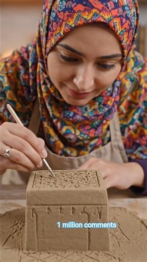 #KaabaArt​ #IslamicArt​ #HijabiArtist​ #MiniatureArt​#SandArt​#Muslim​ 🕋#Creator#IslamicCreativity​