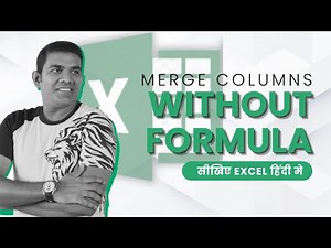 Merge Data Column into One Column in Excel | Quick Tip | Raj Singh Microsoft Certified Trainer