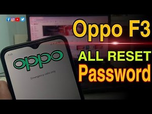 How to unlock pattern lock Oppo F3/F3 plus mobile forget password without loosing data