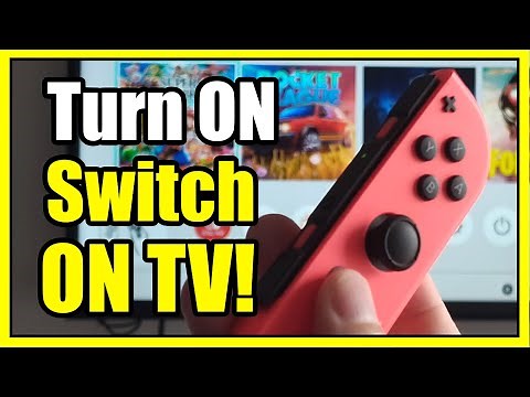 How to Turn On Nintendo Switch when it's connected to TV (Fast Tutorial)
