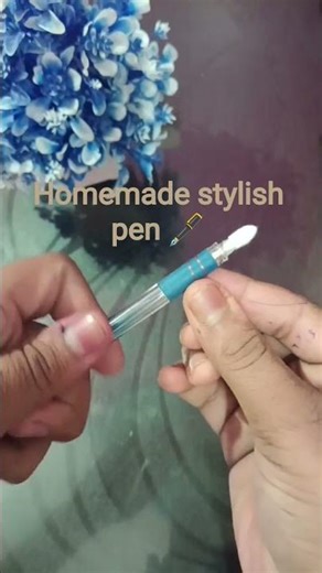 homemade stylish pen 🖋️🖋️🖋️🖋️🖋️🖋️🖋️😁😁😁😁😁