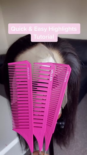Time-Saving Highlights Tutorial with Vellen Comb