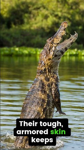 "Yacaré Caiman: The Swamp’s Silent Predator! 🐊🌿"
