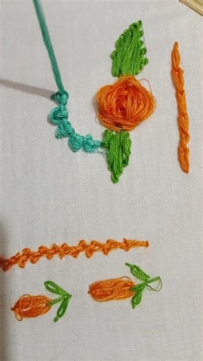 wow super cute embroidery design for beginners 👍#tutorial #shorts #shortvideo #shortsfeed #trending