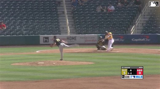 Ryan Miller's third strikeout