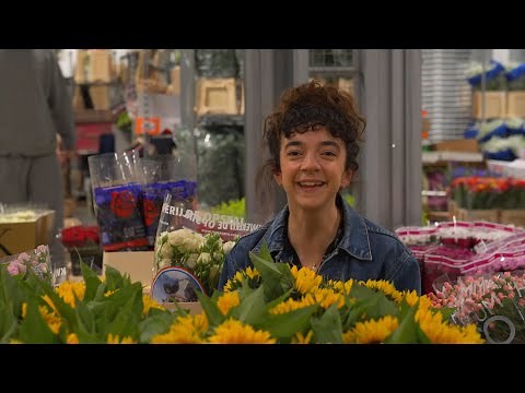 A stroll around the flower market with Patsy Ferran