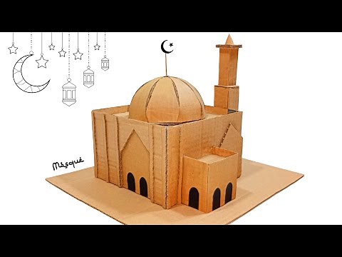 How To Make Cardboard Mosque