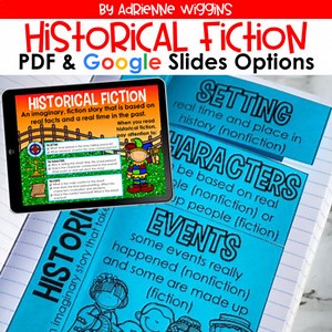 Historical Fiction (PDF & Google Classroom) Distance Learning