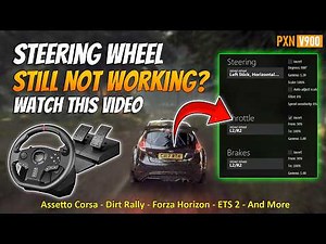 Your Steering Wheel PXN V900 Still Not Working ? Watch This Video