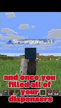 how to make a tnt minigun #minecraft #gaming