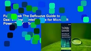 Full E-book The Definitive Guide to Dax: Business Intelligence for Microsoft Power Bi, SQL Server