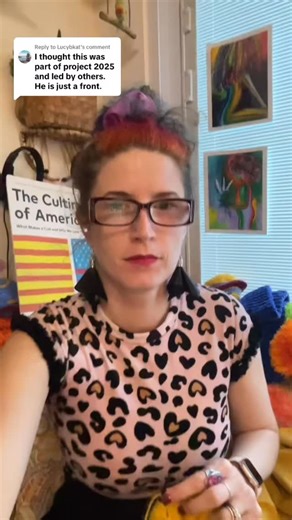 4.5K views · 2.6K reactions | Donald Trump is not a puppet, although that is what they thought they were getting. Instead, he took their cults. #cults #knittingcultlady #cultingofamerica | Daniella Mestyanek Young_Author | Facebook