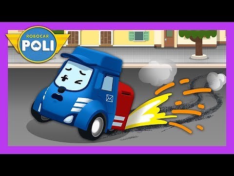 Is the brake broken?We have to rescue Posty!! | Rescue play for Kids | Robocar Poli Game