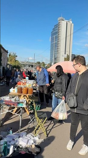 Old things at a flea market