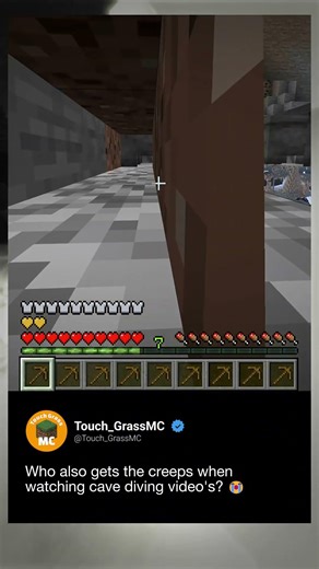 Who also gets the creeps when watching cave diving #minecraft