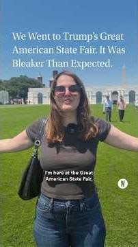 We Went to Trump’s Great American State Fair. It Was Bleaker Than Expected.