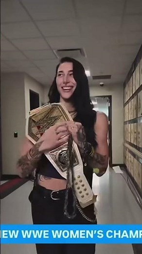 Rhea Ripley Owning the Moment as Women’s Champion 💪🔥