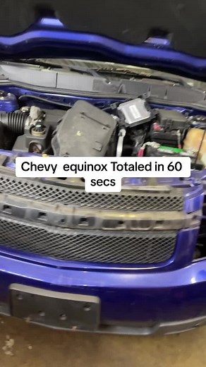 Chevy equinox went from a fender bender, to totaled due to severe rust