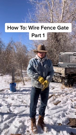 How To: Wire Fence Gate