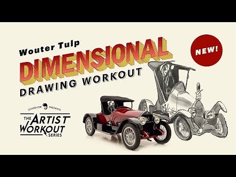 Dimensional drawing workout