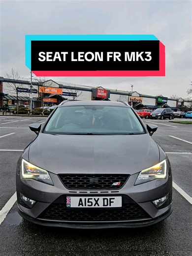 SEAT Leon FR MK3 in for our full coding package ✅️ The coding package included: - Rear pace like indicators - Front pace like indicators - Third brake light turning on when locking/unlocking car - Refuel quantity display - Carbon fibre background on infotainment and dash screens - Cornering lights - Driving profile display on dashboard screen - Lap timer - Fan level enables when on AUTO mode - USDM lights - ESC sport activation - Coming/leaving home lights - Ignition on with door open alarm dele