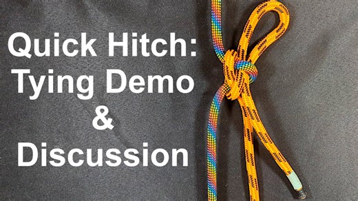 Quick hitch tying demo & deep dive