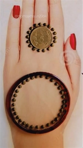 easy mehndi designs tricks use bangals #shortvideo #ytshorts #mehndi #vairalvideo