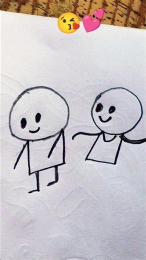 Cartoon drawing 😘😘😘😘💕💕💕💕💕😘😘😊😊😊😊