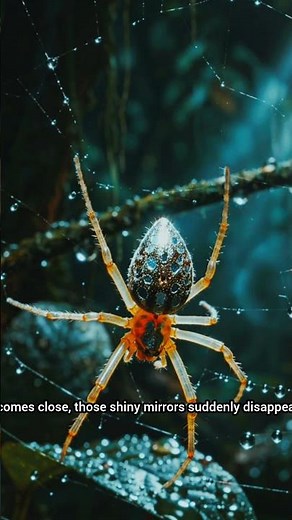 This Spider Looks Made of Mirrors 😱