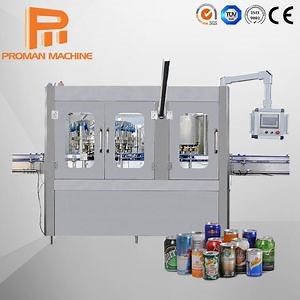 [Hot Item] Automatic Cola Red Bull Energy CO2 Soda Drink Carbonated Beverage Juice Aluminum Canning Filling Machine
