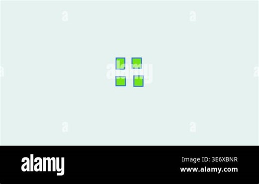 Animated four green rectangles placed on a large pink rectangle. Smooth motion graphic for colorful designs, modern visuals, or abstract layouts Stock Video Footage - Alamy
