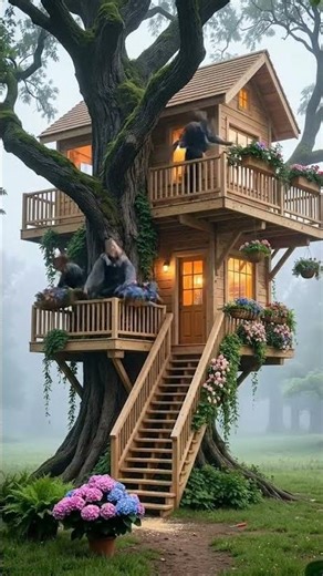 From Giant Tree to Cozy Treehouse — Built by 3 Women! #TreehouseLife #WomenWhoBuild #DIYProject