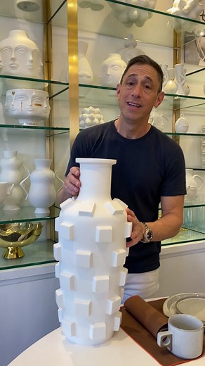 Form first! JA talks his love for white ceramics in today’s Objet of the day with JA. #jonathanadler #pottery #ceramics