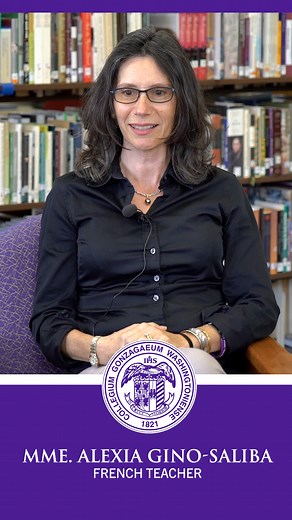 "We teach them Math or English or French or whatever, but we teach them so much more. We teach them how to socialize, how to grow, how to fail, how to fail gracefully and get back up again." When you make your gift to the Gonzaga Annual Fund, you are directly supporting teachers like Madame Alexia Gino-Saliba, who serve not only as instructors, but also as mentors to the young men of Eye Street. Make your year-end gift today at the link in bio in gratitude for the dedicated educators who bring o