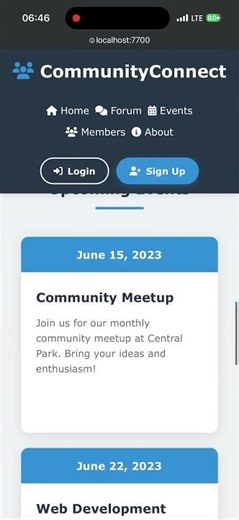 A Professional Forum Website Built from Scratch