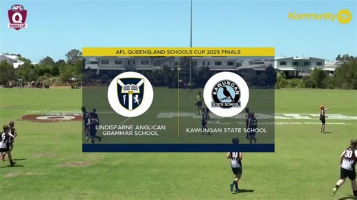Replay: Lindisfarne Anglican Grammar School vs Kawungan State School (Primary Male) – 2025 AFLQ Schools Cup finals day 1