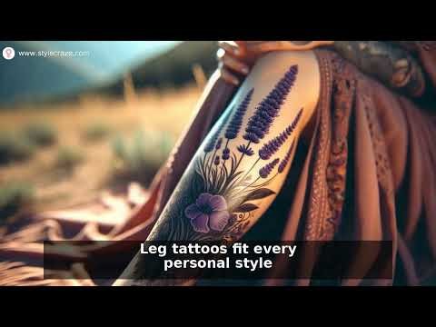 25 Creative Leg Tattoo Ideas & Designs for 2024