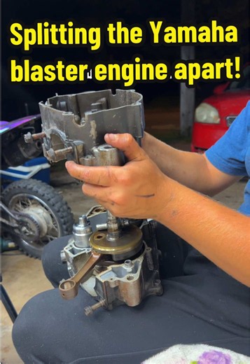 Split Yamaha Blaster Engine for Rebuild - Step-by-Step Guide
