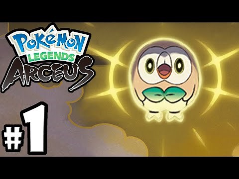Pokemon Legends: Arceus - Gameplay Walkthrough PART 1 (Nintendo Switch) – Hisui Intro, New Character