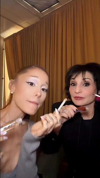 Ariana Grande Hands Mom Joan Grande Every r.e.m. beauty Glossy Balm Shade When She Asked for Just 1